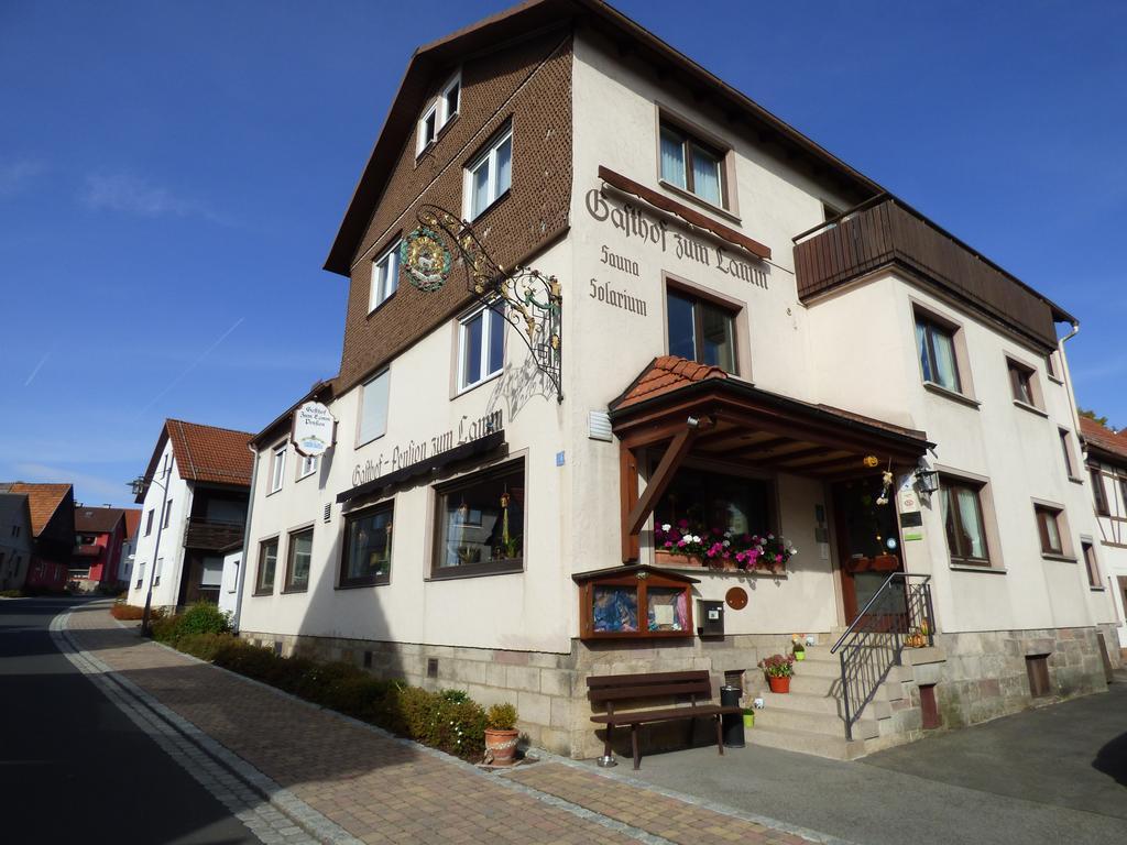 Pension Gasthof Zum Lamm Bischofsheim an der Rhoen Exterior photo